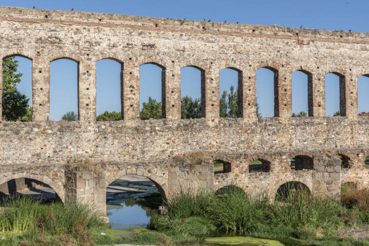 Badajoz - Mérida 108 - Merida - Acueducto de San Lázaro.jpg